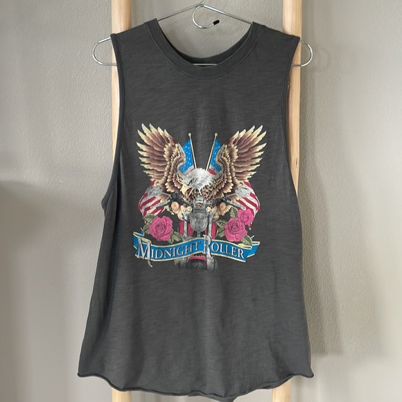 Spell & The Gypsy | Real Steeler Midnight Roller Muscle Tank SZ S RARE - Picture 4 of 7